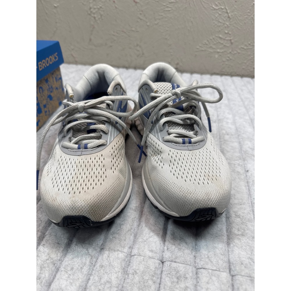 Brooks Addiction 14 Womens Running Shoes Gray White 120306 1B 077 Size 7